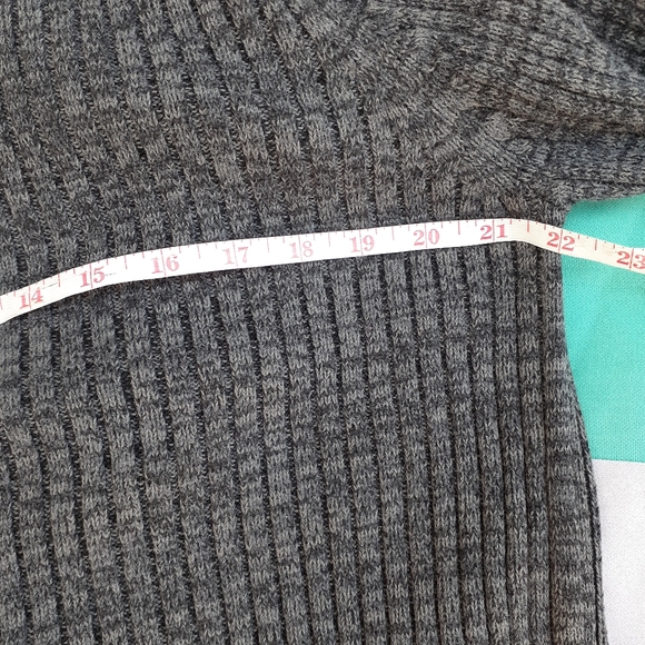 Calvin Klein ¼ Zip Men's Large Charcoal Salt and Pepper - Picture 14 of 16